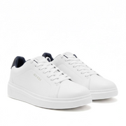 GUESS caldy low-top Sneakers Men - WHTNVY - Brown-White / 40