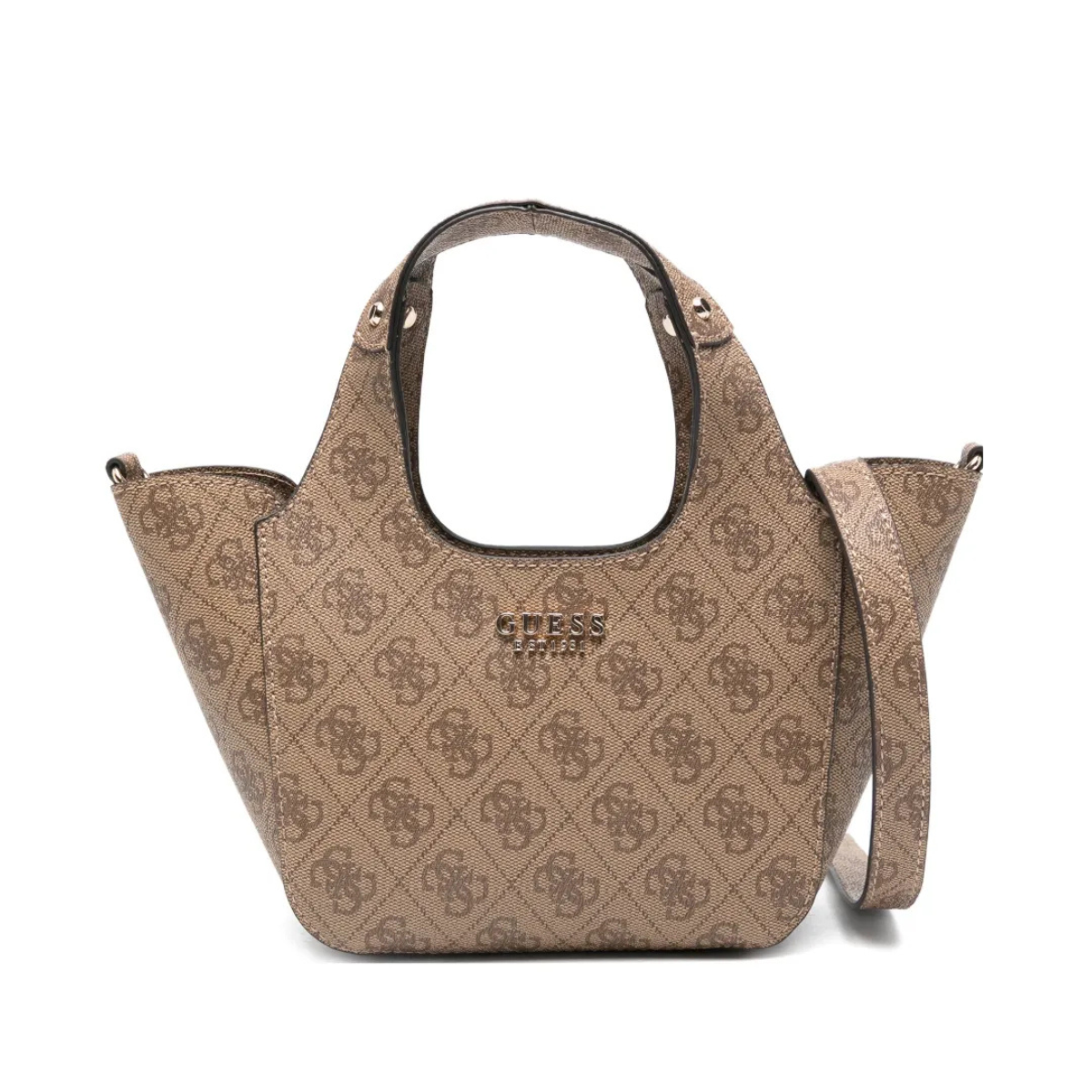 GUESS CALISTA 2 IN 1 MINI HANDTASCHE - BEG - Beige