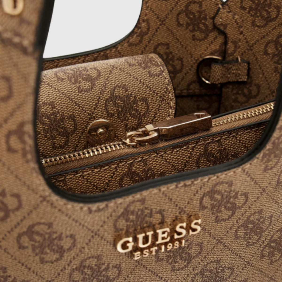 GUESS CALISTA 2 IN 1 MINI HANDTASCHE - BEG - Beige