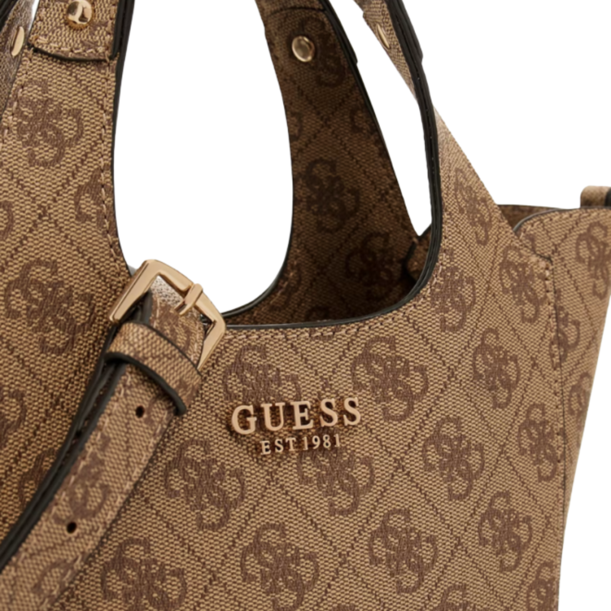 GUESS CALISTA 2 IN 1 MINI HANDTASCHE - BEG - Beige