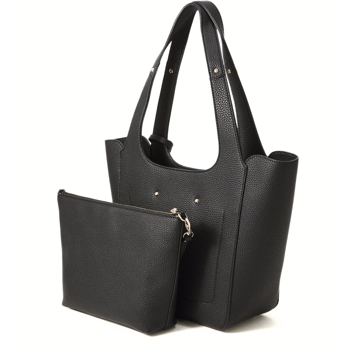 GUESS CALISTA 2 IN 1 MINI HANDTASCHE - BLK - Black