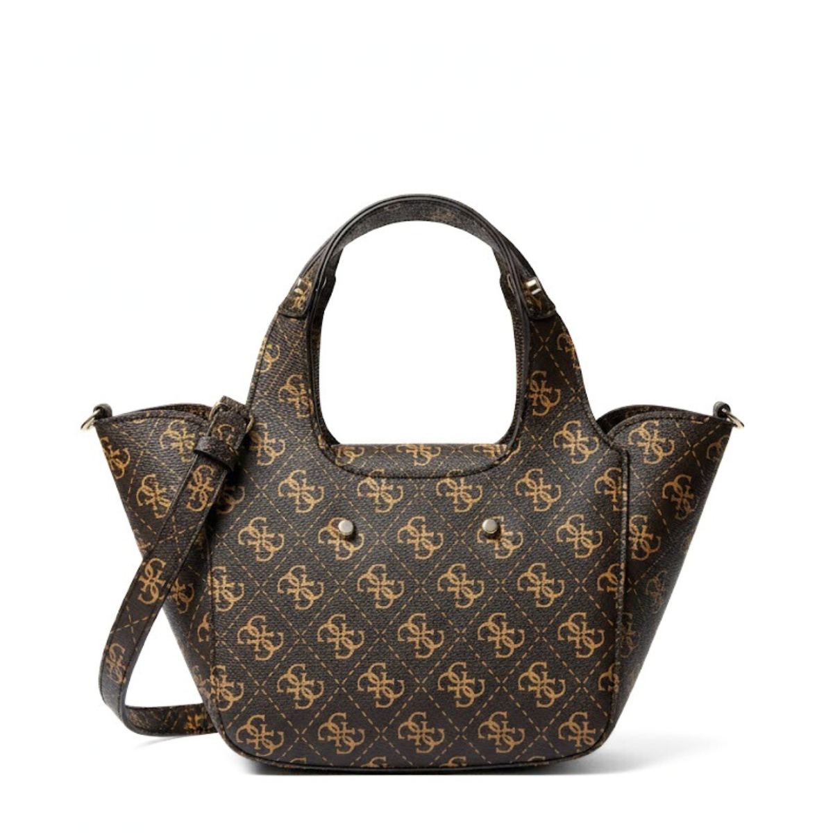 GUESS CALISTA 2 IN 1 MINI HANDTASCHE - BRN - Brown