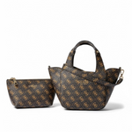 GUESS CALISTA 2 IN 1 MINI HANDTASCHE - BRN - Brown