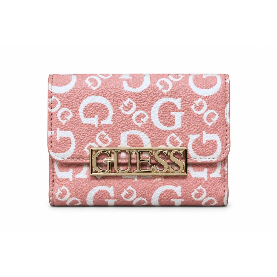 GUESS Carrboro SLG Foldover Wallet - Pink