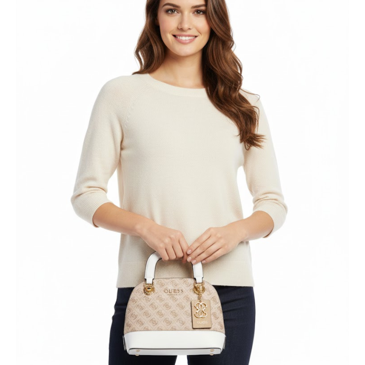 GUESS Cathleen Small Dome Handbag Women - PNK - Pink