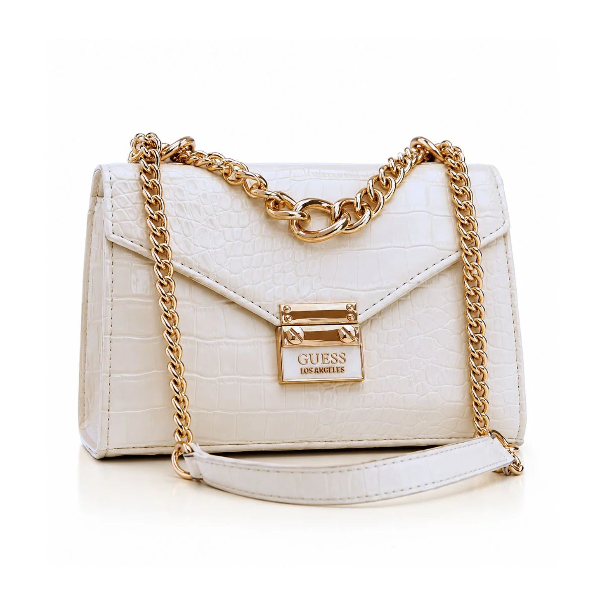 Guess chain Crossbody Bag Women - CRM - Cream