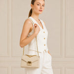 Guess chain Crossbody Bag Women - CRM - Cream