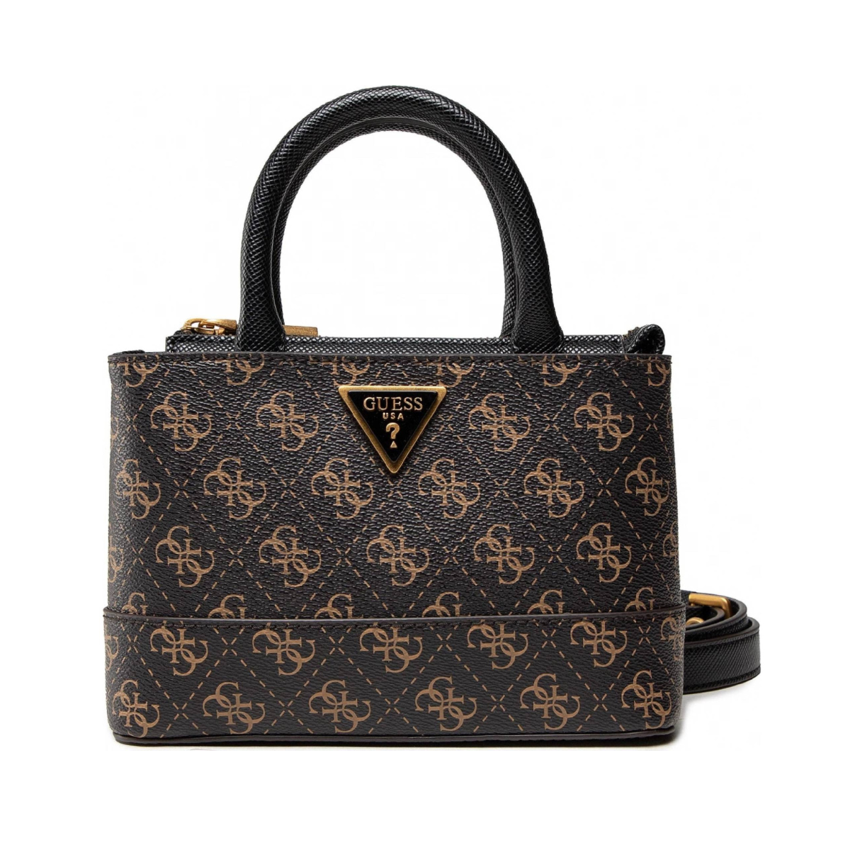 GUESS Cordelia Mini Satchel -BRN - Brown