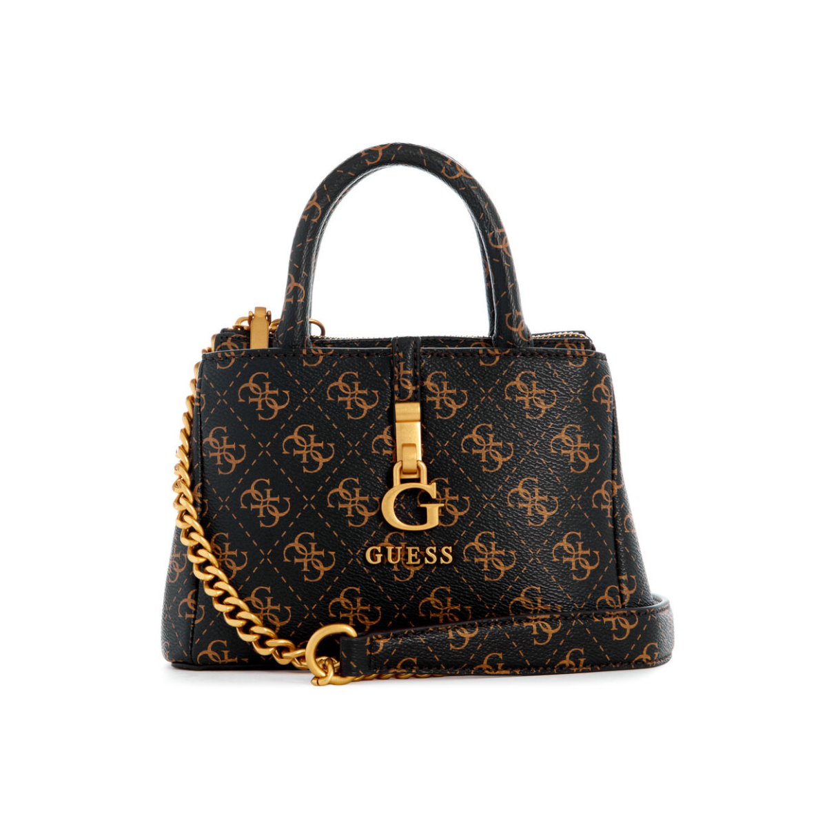 GUESS Cordelia Mini Satchel- BRN - Brown
