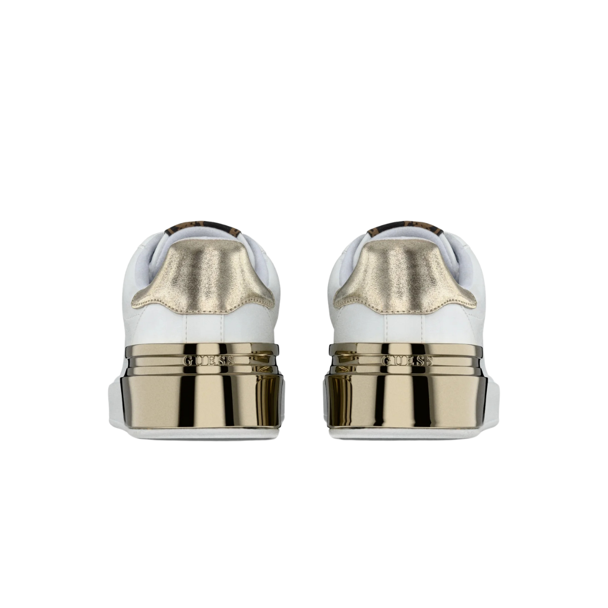 GUESS CORLINA - Trainers - platin Sneakers Women -WHT