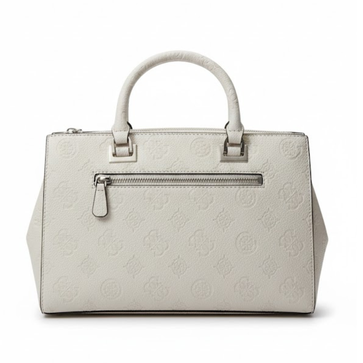 GUESS Cresidia Society Satchel Handbag Women - OFFWHT - Off White