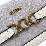 GUESS Dagan 4G Logo Crossbody Flap Bag Women - OFFWHT - Off White