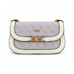 GUESS Dagan 4G Logo Crossbody Flap Bag Women - OFFWHT - Off White