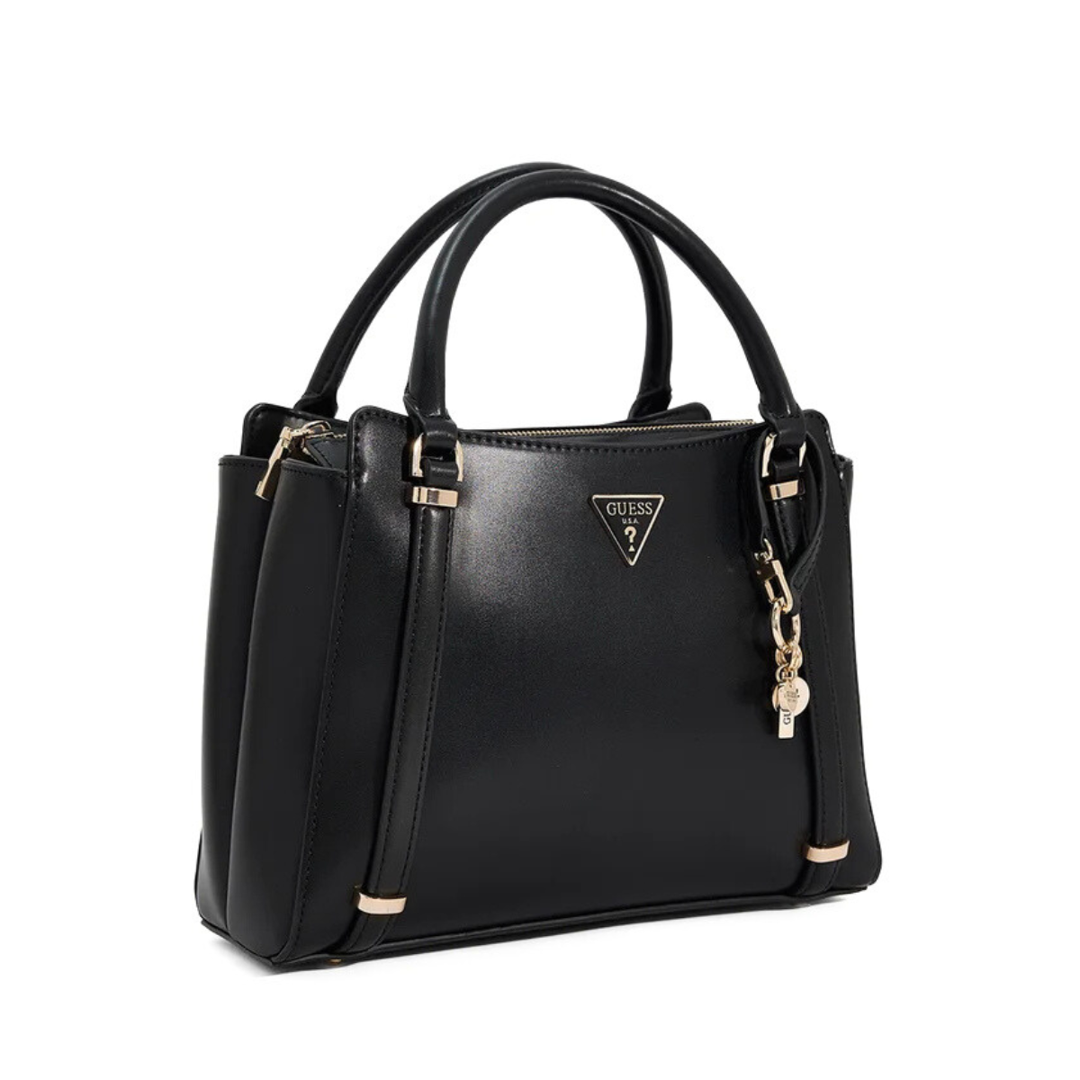 GUESS DARYNA SATCHEL Handbag Women - BLK - Black