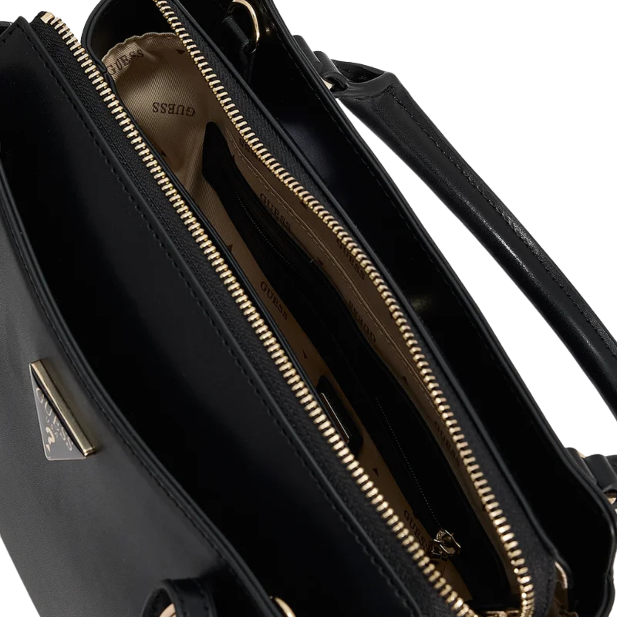 GUESS DARYNA SATCHEL Handbag Women - BLK - Black