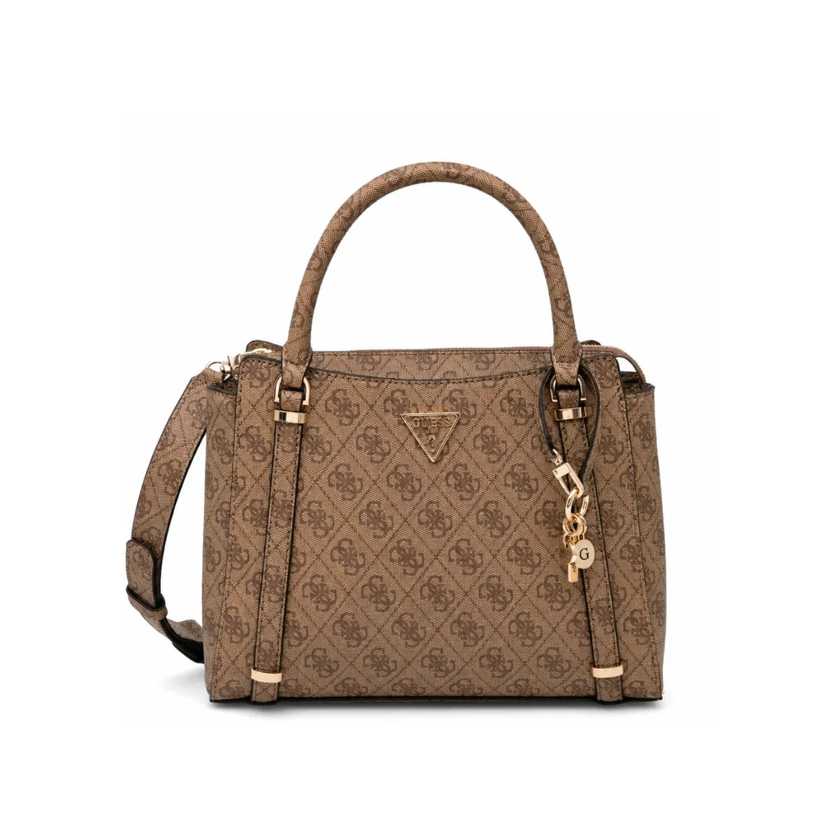 GUESS DARYNA2 SATCHEL Handbag Women - BEG - Beige