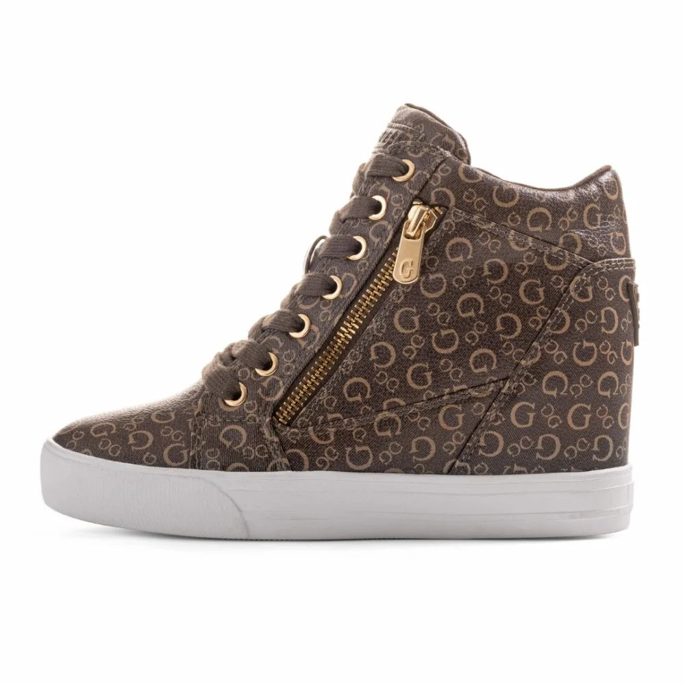 GUESS Darynna 3 High - Top Sneakers Women - BRN Brown / 36 Shoes