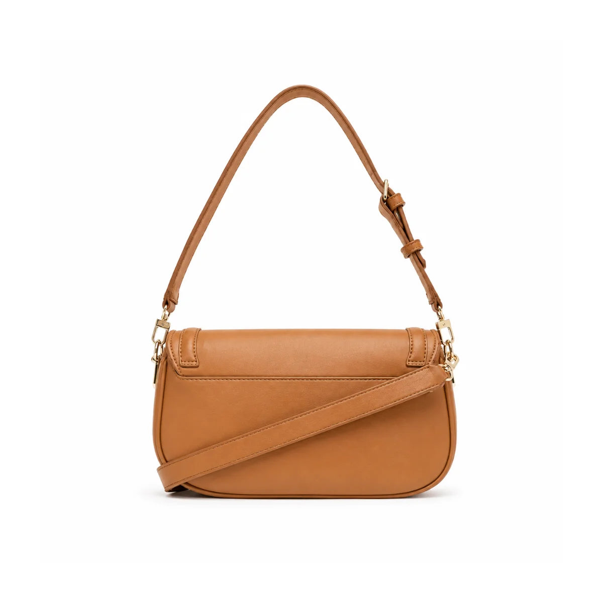 GUESS Dea brand logo brooch crossbody bag Women - TAN - Tan