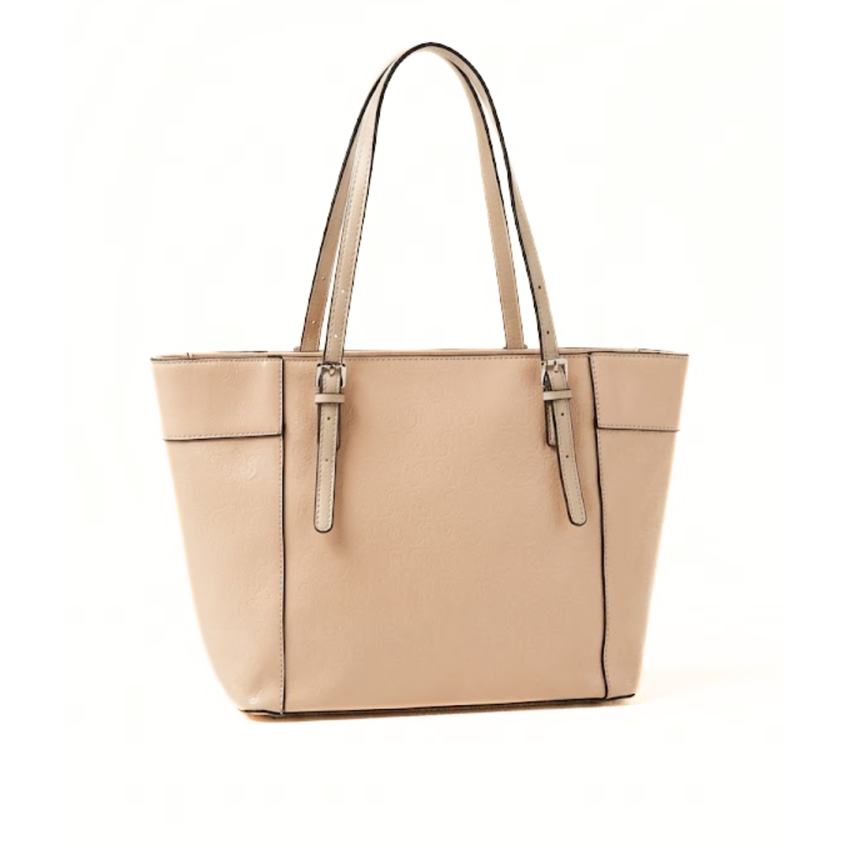 GUESS Delaney Medium Classic Tote Handbag Women - BEG - Beige