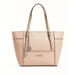GUESS Delaney Medium Classic Tote Handbag Women - BEG - Beige
