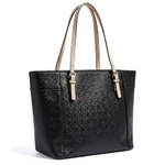 GUESS Delaney Medium Classic Tote Handbag Women - BLK - Black