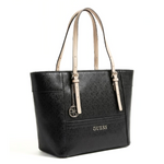 GUESS Delaney Medium Classic Tote Handbag Women - BLK - Black