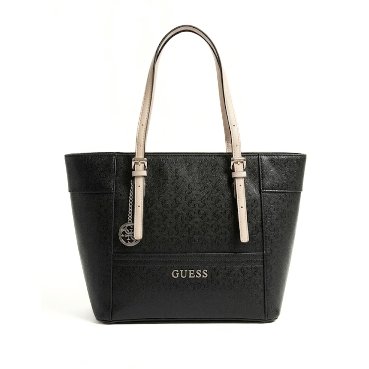 GUESS Delaney Medium Classic Tote Handbag Women - BLK - Black