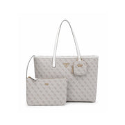 Guess Delphine Power play tech tote Shoulder Bag Women - BEGWHT - Beige-White