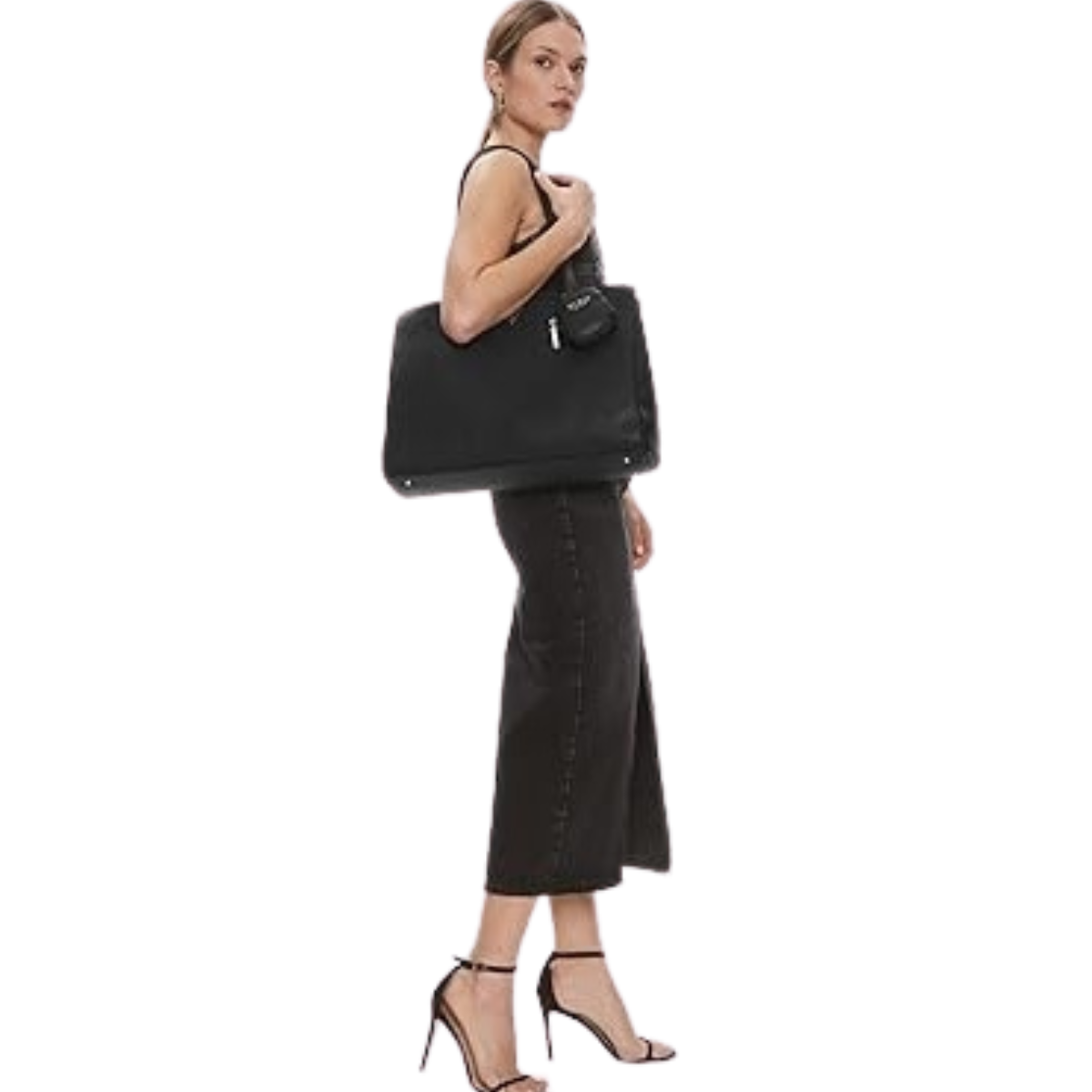 Guess Delphine Power play tech tote Shoulder Bag Women - BLK - Black