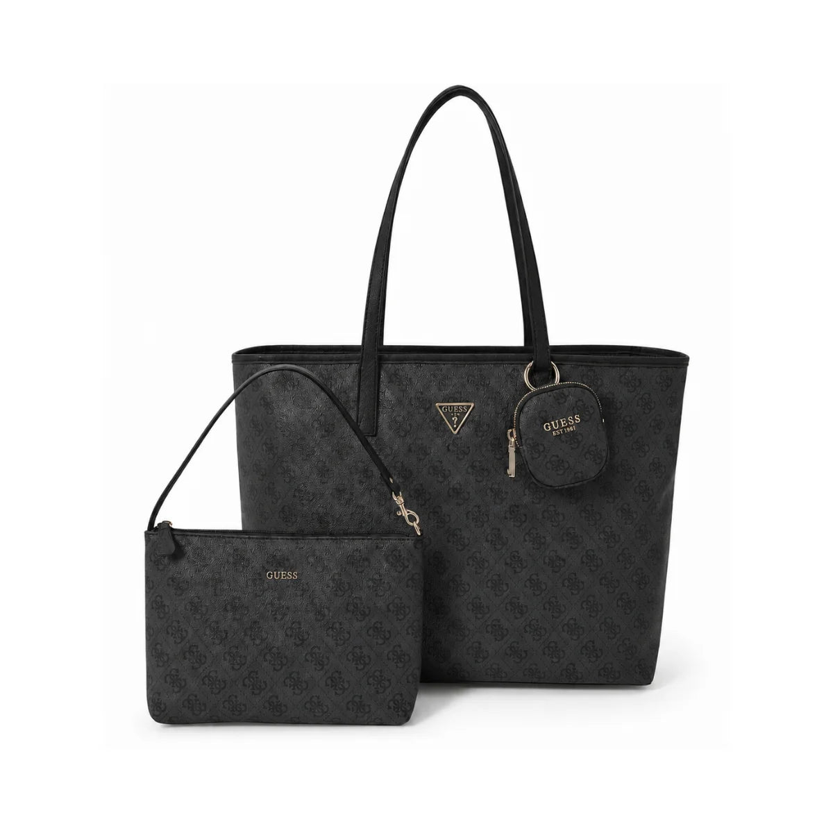 Guess Delphine Power play tech tote Shoulder Bag Women - COL - Coal