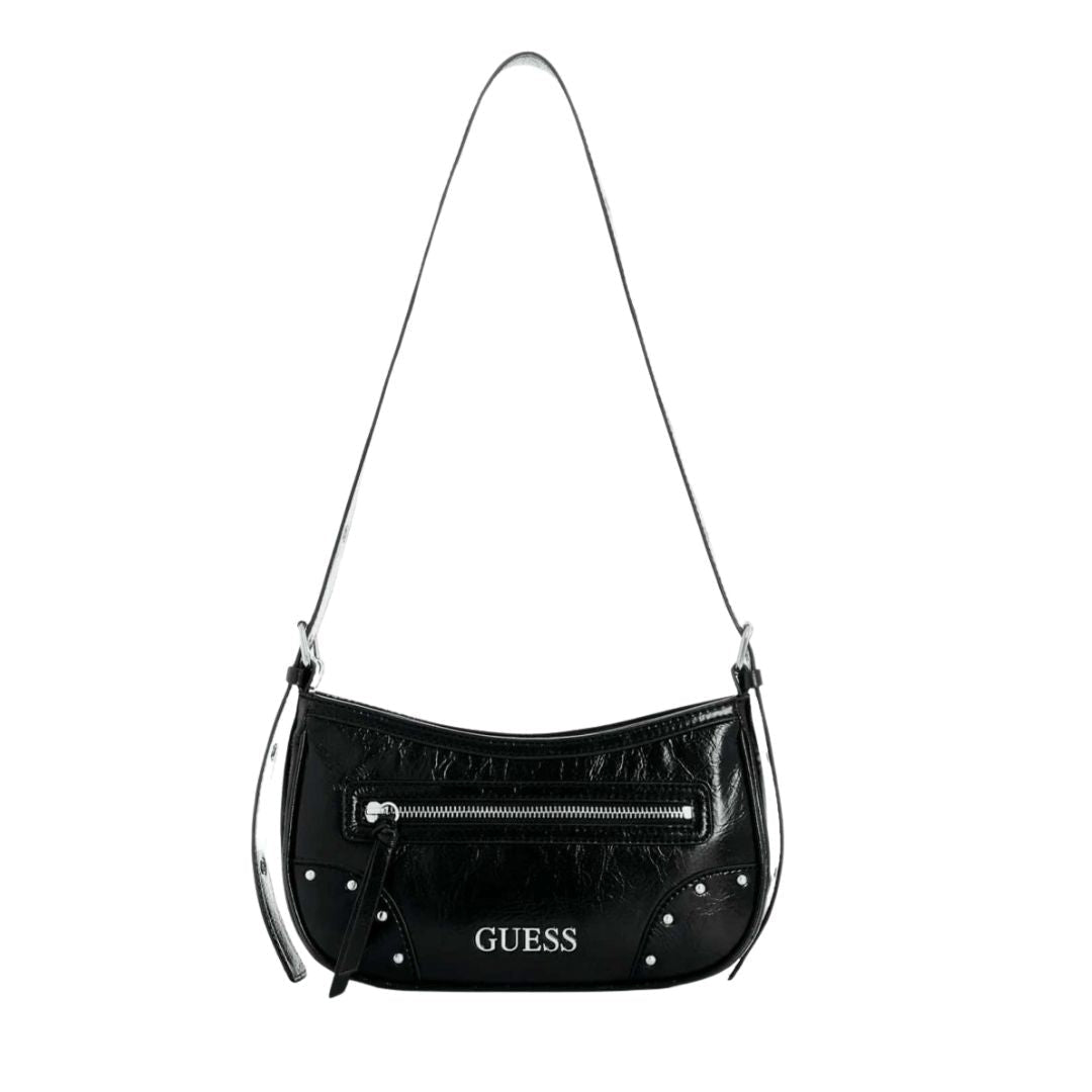 GUESS Dementri Shoulder Bag - BLK - Black