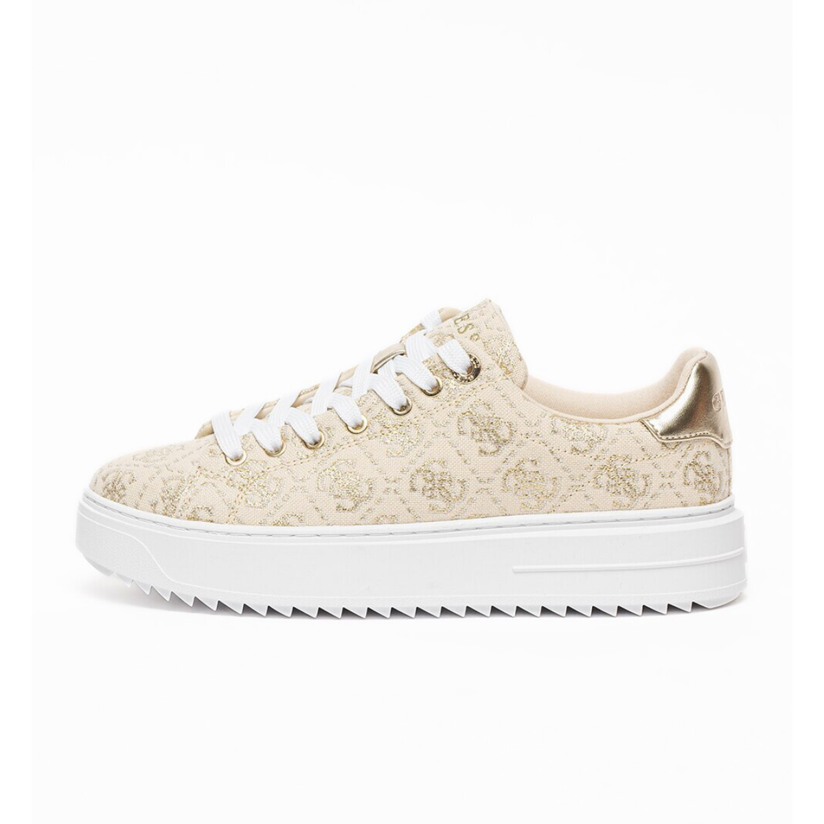 GUESS Denesa 4G Logo Sneakers - BEG
