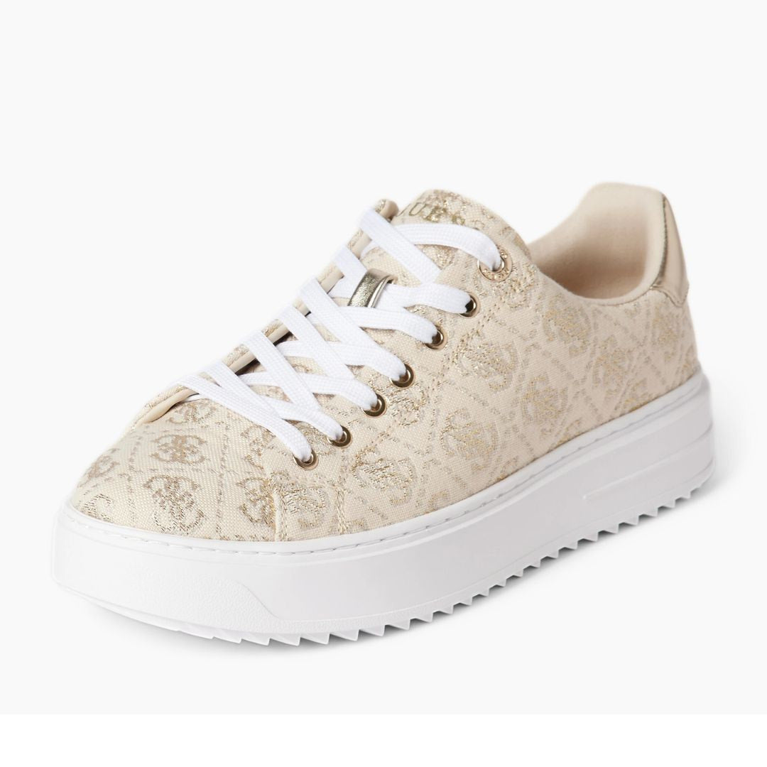 GUESS Denesa 4G Logo Sneakers - BEG