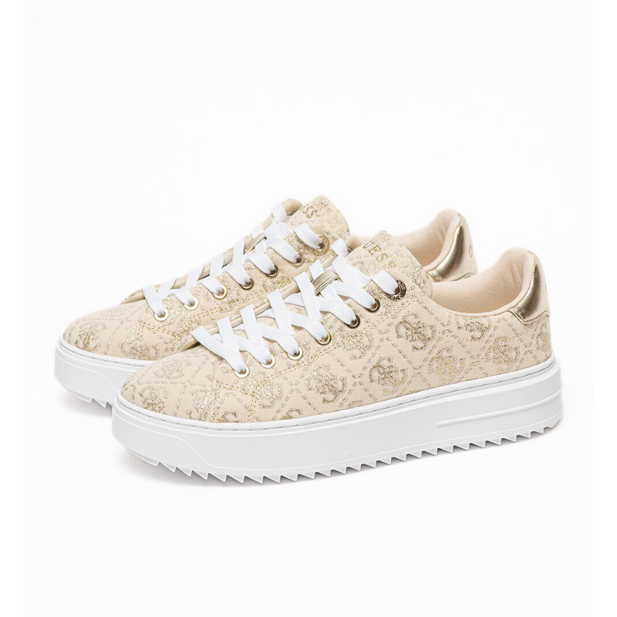 GUESS Denesa 4G Logo Sneakers - BEG