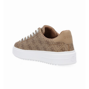 GUESS Denesa 4G Peony Logo Sneakers - BEG
