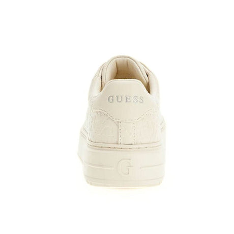 GUESS Denesa Embossed 4G Logo Sneakers - OFFWHT