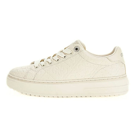 GUESS Denesa Embossed 4G Logo Sneakers - OFFWHT