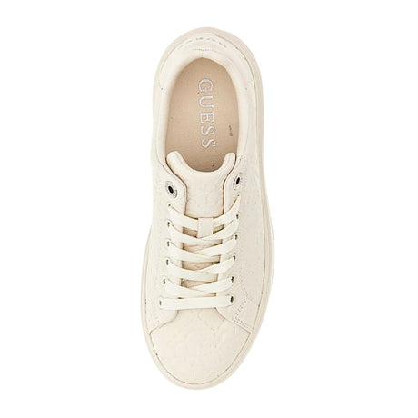 GUESS Denesa Embossed 4G Logo Sneakers - OFFWHT