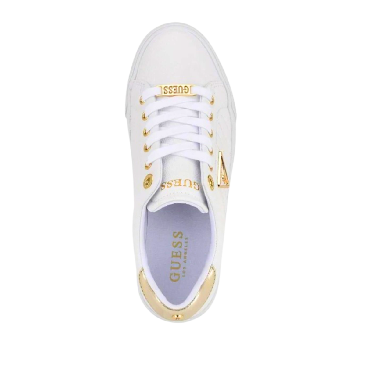 GUESS Denver Low-Top Sneaker- WHT