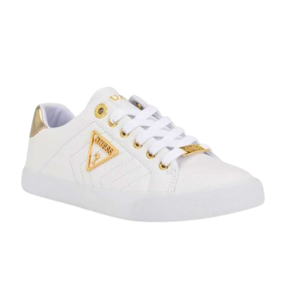 GUESS Denver Low-Top Sneaker- WHT