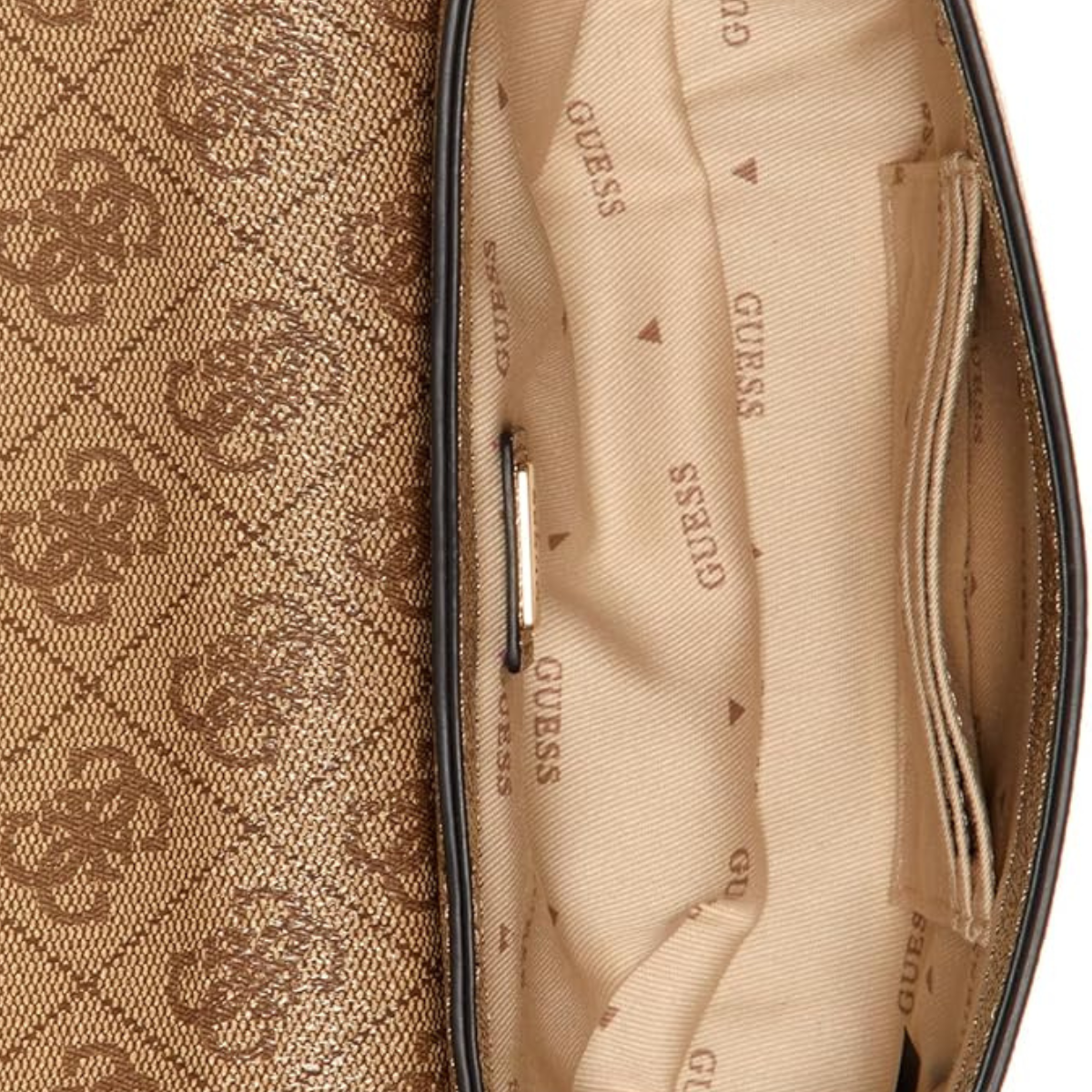 GUESS Didi Mini Crossbody Flap - BEG - Beige