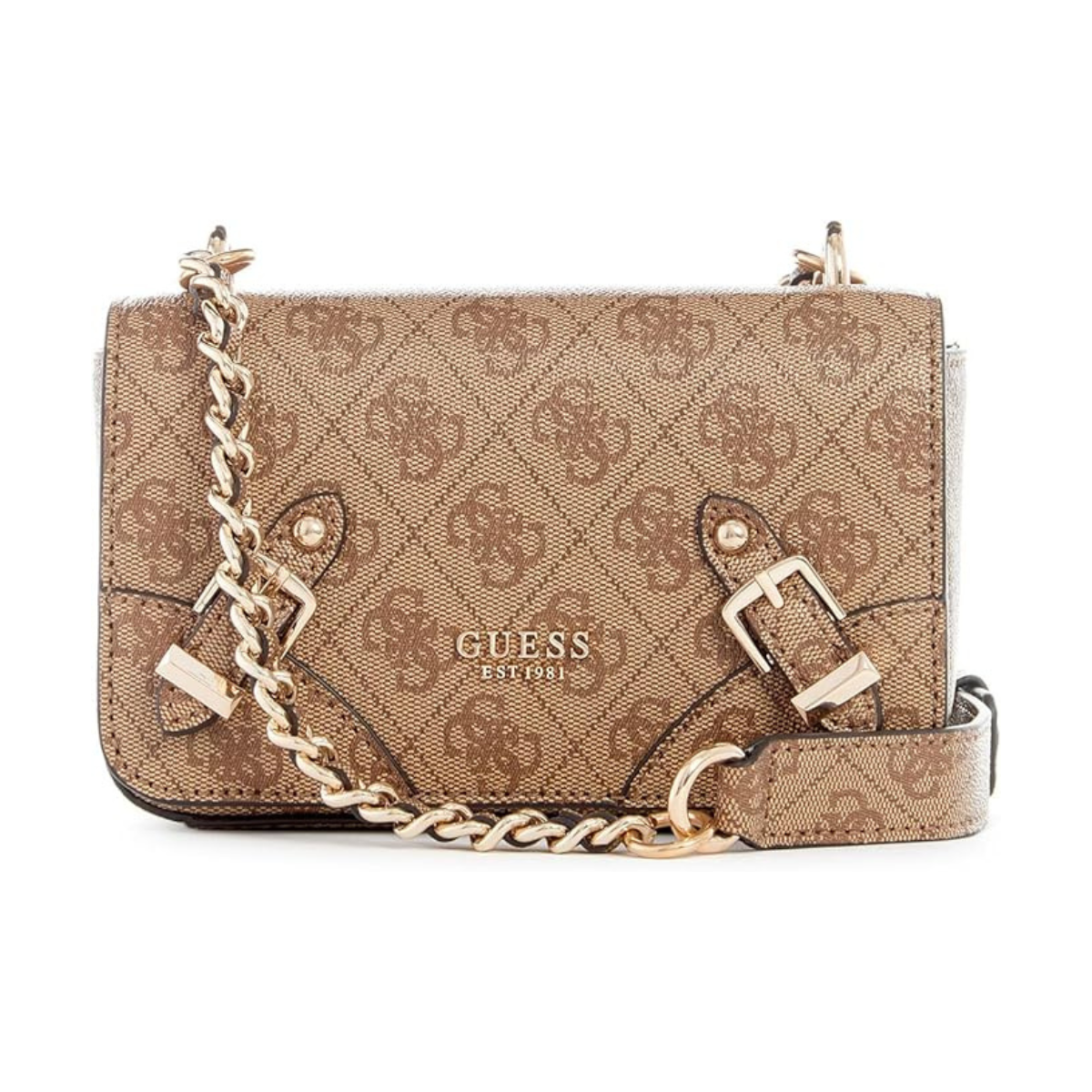 GUESS Didi Mini Crossbody Flap - BEG - Beige