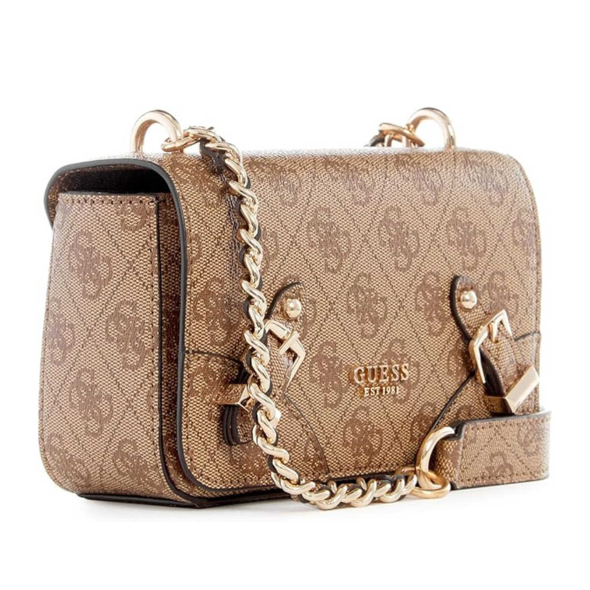 GUESS Didi Mini Crossbody Flap - BEG - Beige