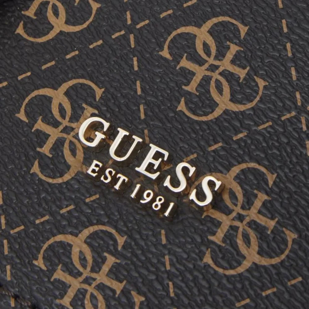 GUESS Didi Mini Crossbody Flap - BRN - Brown