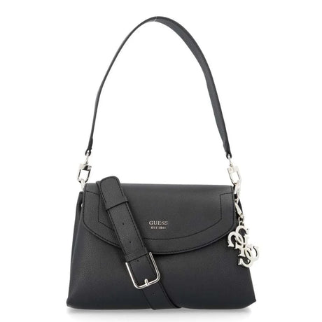 GUESS Digital Crossbody Messenger Bag - BLK - Black