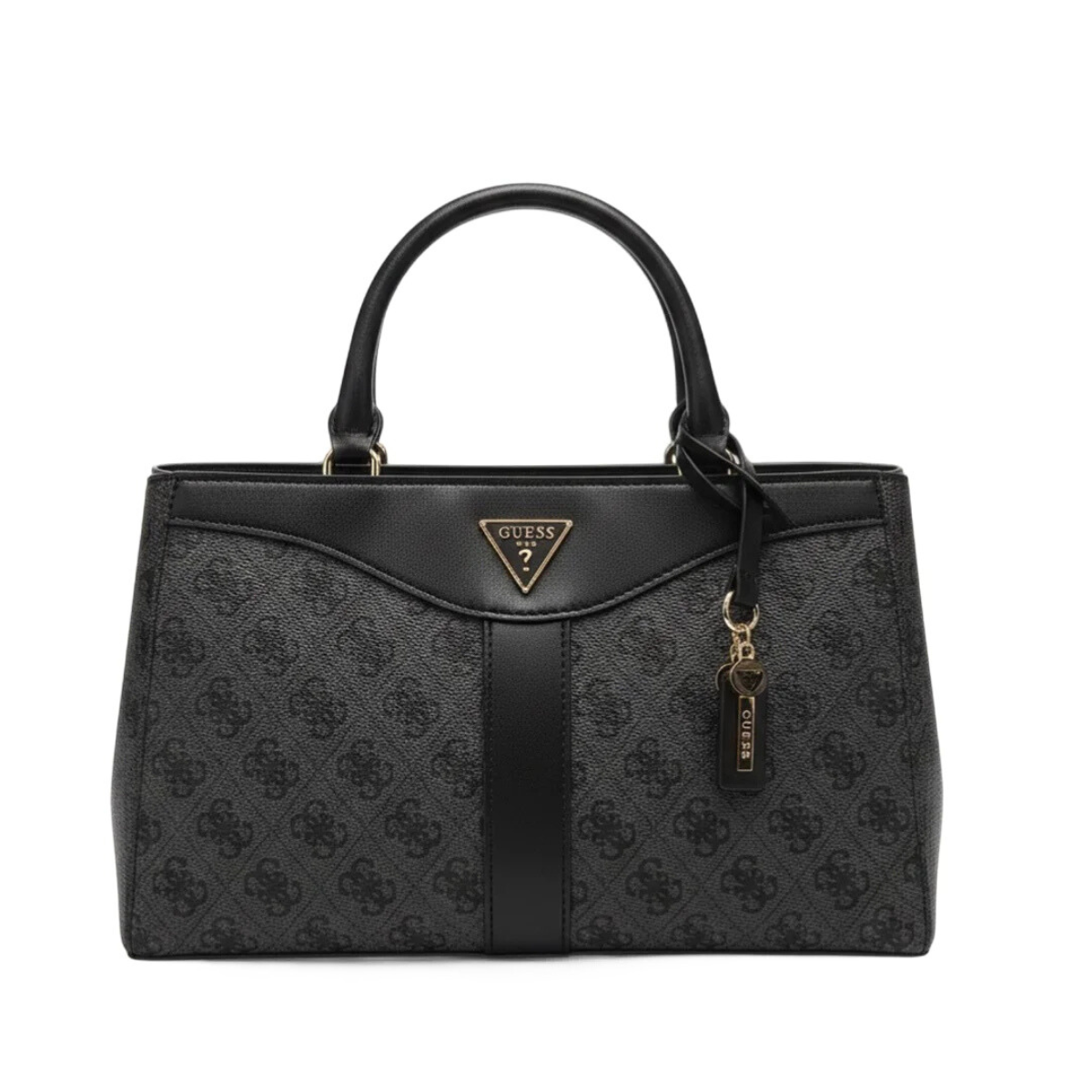 GUESS GUESS Dorys Satchel Logo Handbag Women - COL - Coal