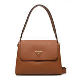 Guess Downtown Chic Flap Shoulder Bag - TAN - Tan