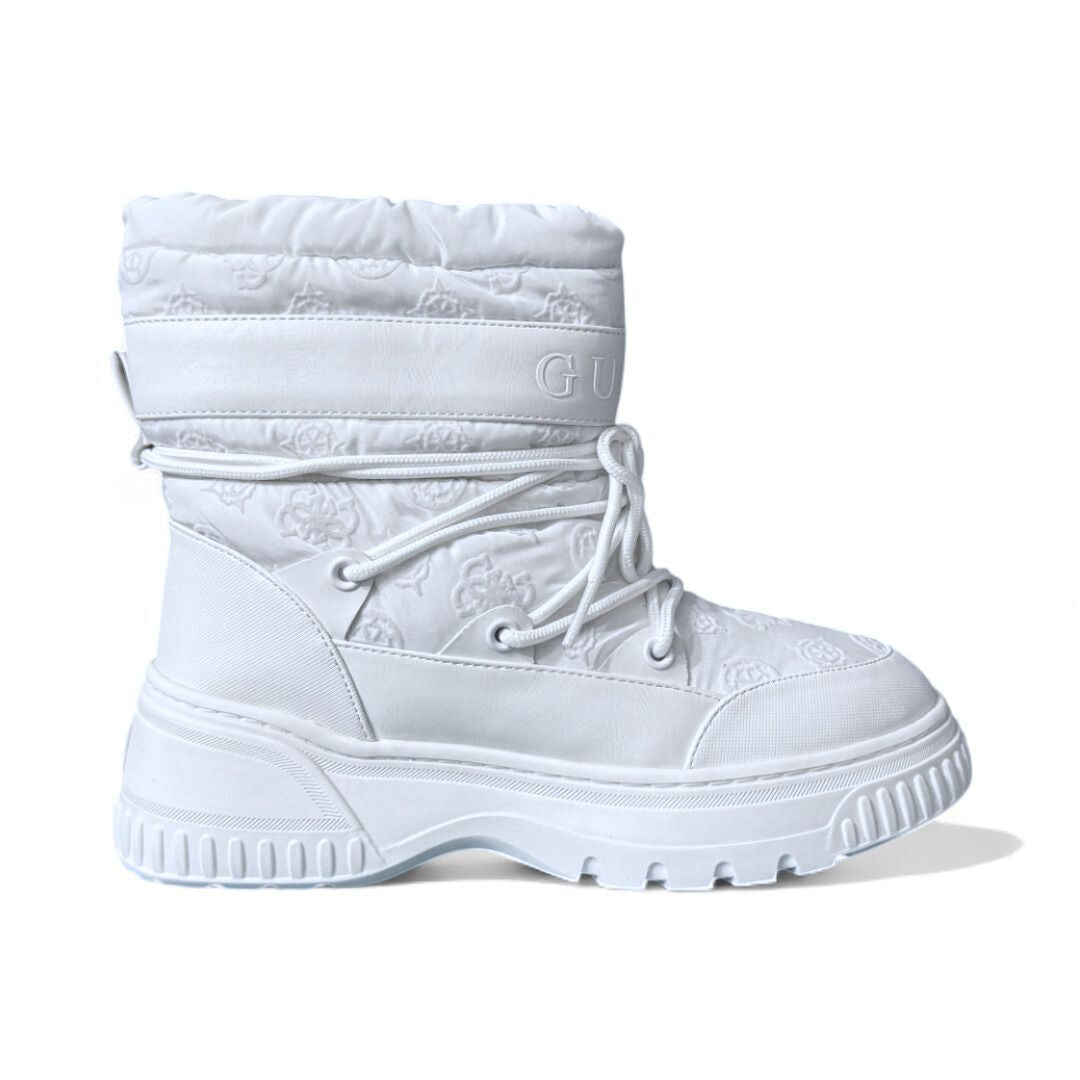 GUESS DRERA 4G Logo Ankle Boots Women - WHT - White / 37