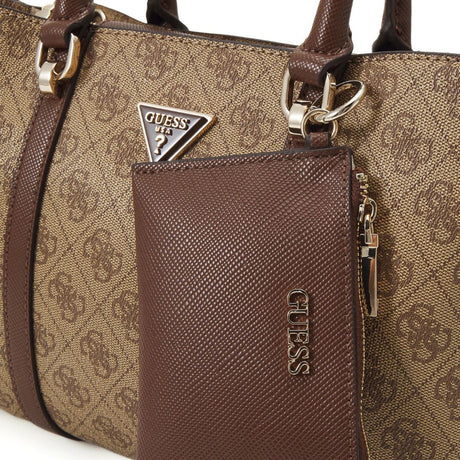 GUESS Eco Craig Girlfriend Satchel Women - BEG - Beige