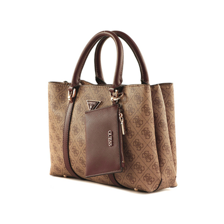 GUESS Eco Craig Girlfriend Satchel Women - BEG - Beige